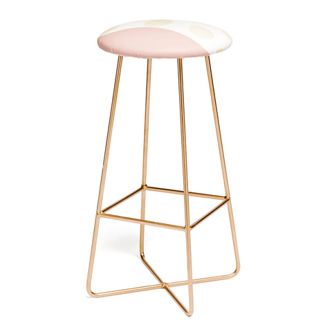 Georgiana Paraschiv Minimal Gold Dots Bar Stool