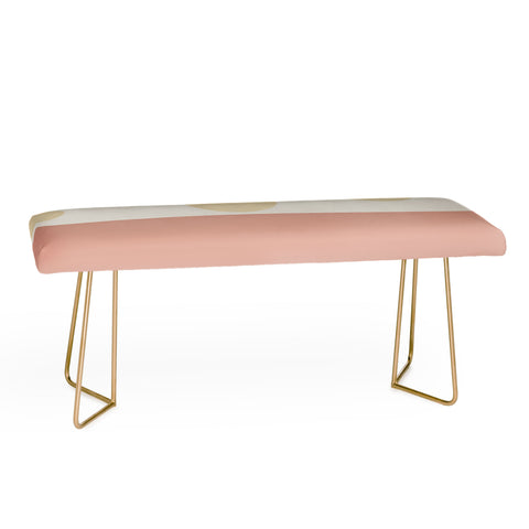 Georgiana Paraschiv Minimal Gold Dots Bench