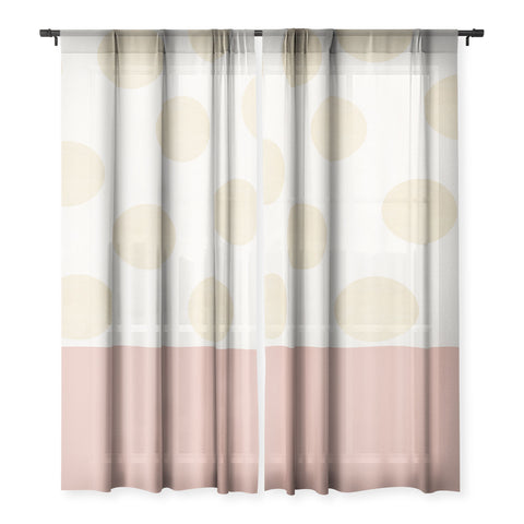 Georgiana Paraschiv Minimal Gold Dots Sheer Non Repeat