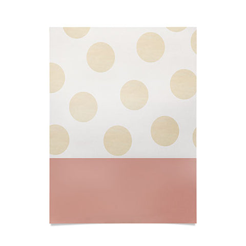 Georgiana Paraschiv Minimal Gold Dots Poster