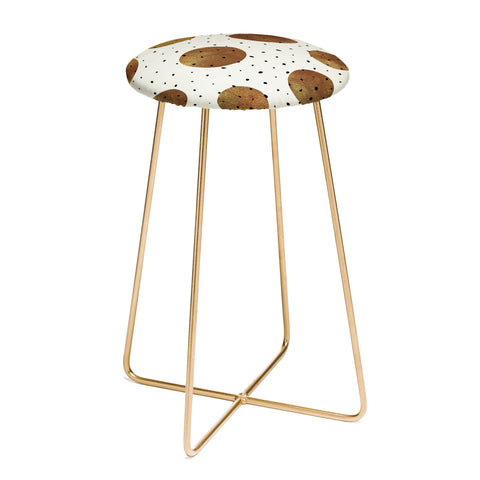 Georgiana Paraschiv Mixed Dots Counter Stool