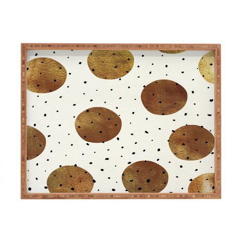 Georgiana Paraschiv Mixed Dots Rectangular Tray
