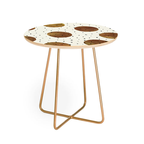 Georgiana Paraschiv Mixed Dots Round Side Table