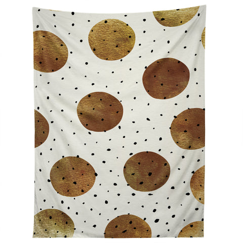 Georgiana Paraschiv Mixed Dots Tapestry