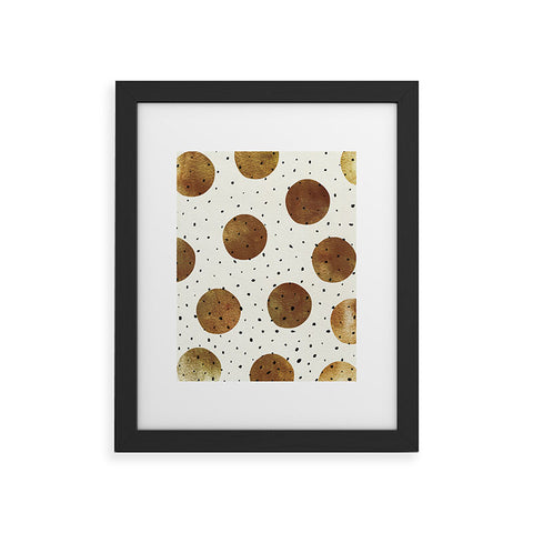 Georgiana Paraschiv Mixed Dots Framed Art Print