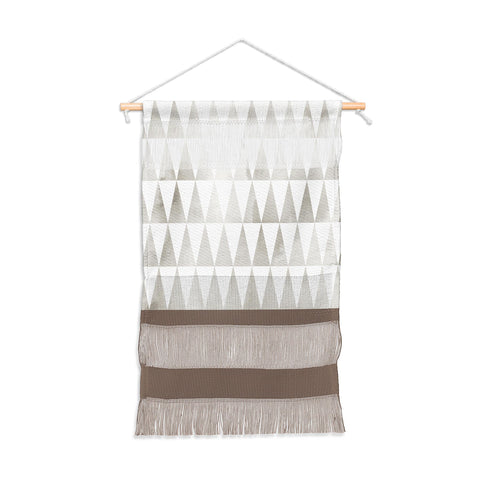Georgiana Paraschiv Neutral Triangles Wall Hanging Portrait