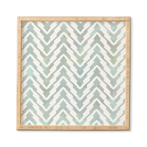 Georgiana Paraschiv Pastel Zigzag Framed Wall Art