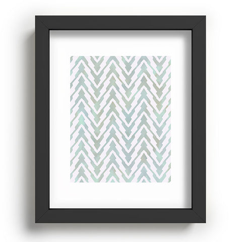 Georgiana Paraschiv Pastel Zigzag Recessed Framing Rectangle