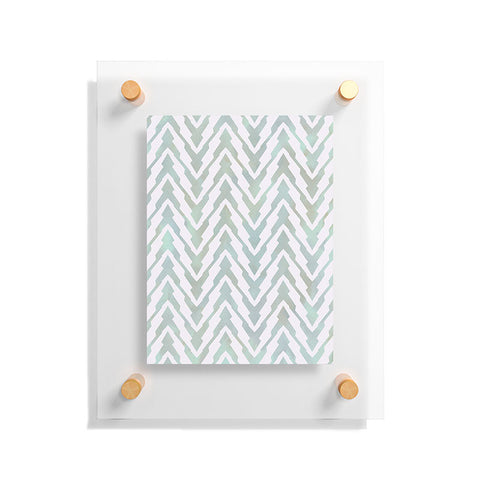 Georgiana Paraschiv Pastel Zigzag Floating Acrylic Print