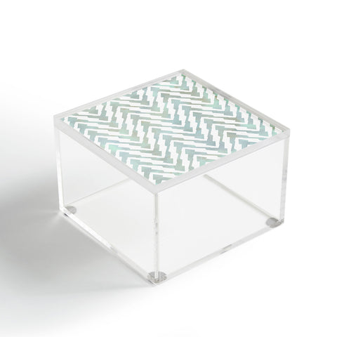 Georgiana Paraschiv Pastel Zigzag Acrylic Box