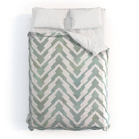 Georgiana Paraschiv Pastel Zigzag Comforter