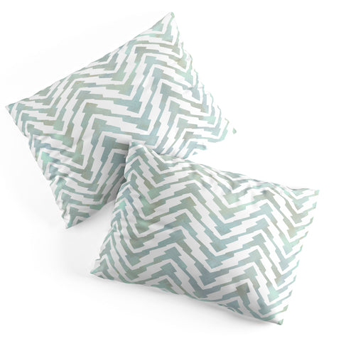 Georgiana Paraschiv Pastel Zigzag Pillow Shams