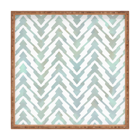 Georgiana Paraschiv Pastel Zigzag Square Tray