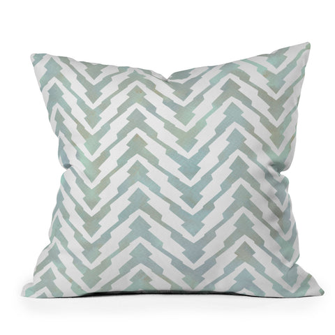 Georgiana Paraschiv Pastel Zigzag Throw Pillow