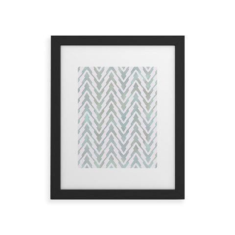 Georgiana Paraschiv Pastel Zigzag Framed Art Print