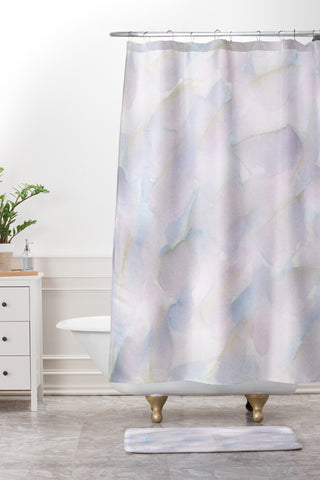 Georgiana Paraschiv Pastels Shower Curtain And Mat