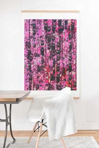 Georgiana Paraschiv Pink And Red 2 Art Print And Hanger