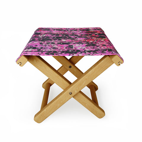 Georgiana Paraschiv Pink And Red 2 Folding Stool