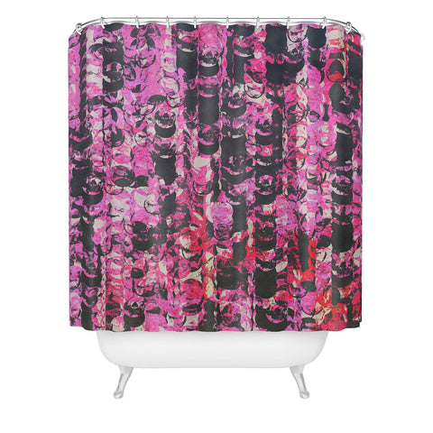 Georgiana Paraschiv Pink And Red 2 Shower Curtain