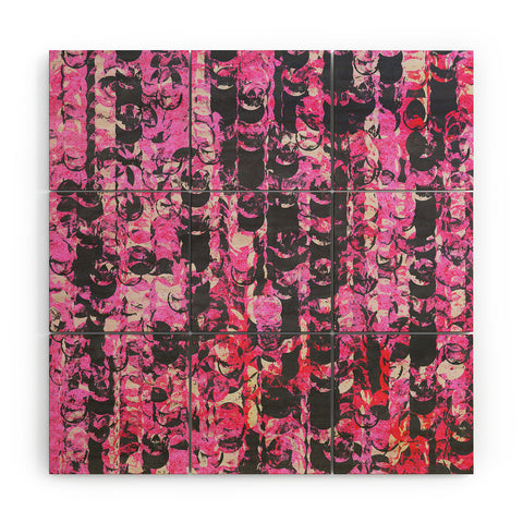 Georgiana Paraschiv Pink And Red 2 Wood Wall Mural