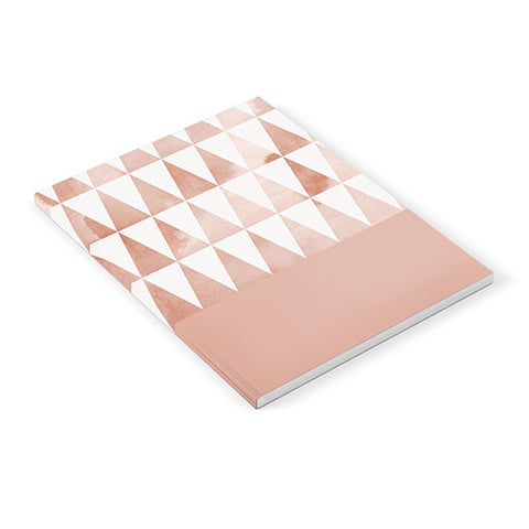 Georgiana Paraschiv Rose Gold Triangles Notebook