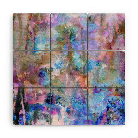 Georgiana Paraschiv Royal Blue Wood Wall Mural