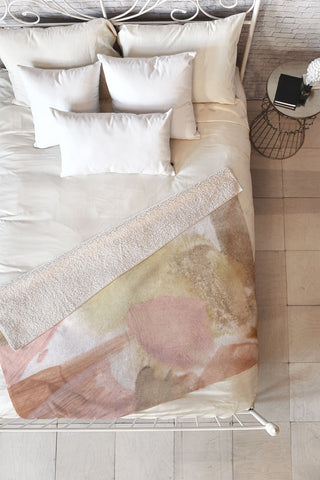 Georgiana Paraschiv Senses M3 Fleece Throw Blanket