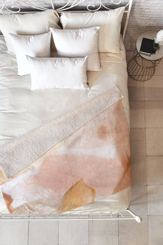 Georgiana Paraschiv Senses M8 Fleece Throw Blanket