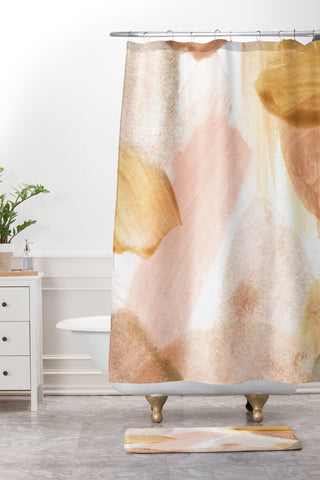 Georgiana Paraschiv Senses M8 Shower Curtain And Mat