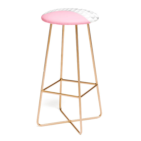 Georgiana Paraschiv Silver Triangles Bar Stool