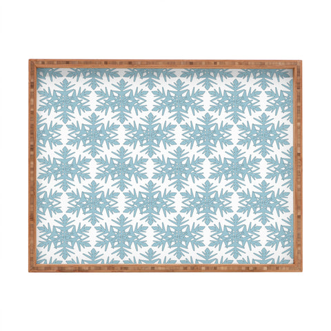Georgiana Paraschiv Snowflake 1V Rectangular Tray
