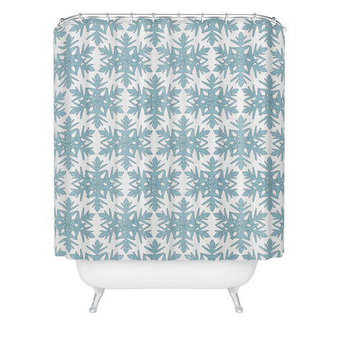 Georgiana Paraschiv Snowflake 1V Shower Curtain
