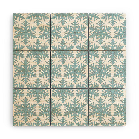 Georgiana Paraschiv Snowflake 1V Wood Wall Mural