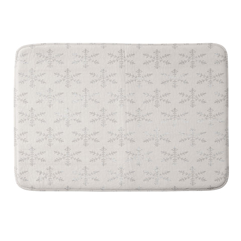Georgiana Paraschiv Snowflake 2V Memory Foam Bath Mat