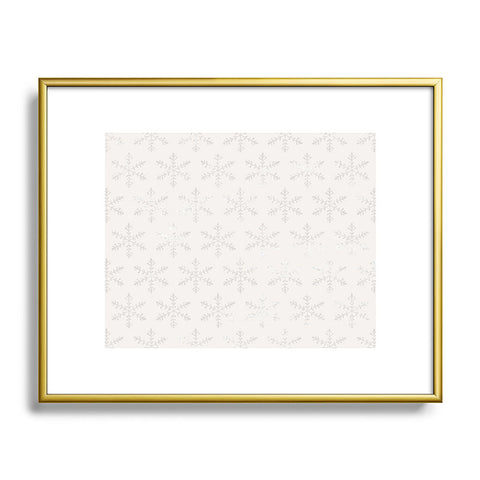 Georgiana Paraschiv Snowflake 2V Metal Framed Art Print