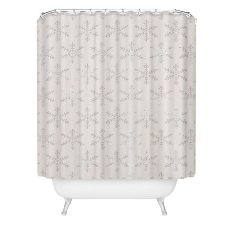 Georgiana Paraschiv Snowflake 2V Shower Curtain