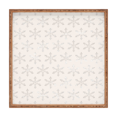 Georgiana Paraschiv Snowflake 2V Square Tray