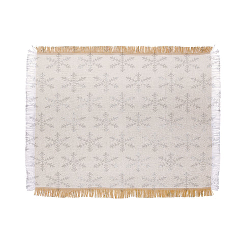 Georgiana Paraschiv Snowflake 2V Throw Blanket