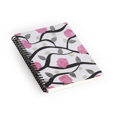 Georgiana Paraschiv Spring Blossom Spiral Notebook