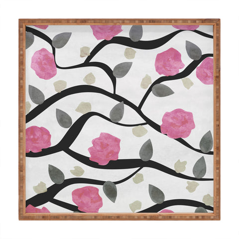 Georgiana Paraschiv Spring Blossom Square Tray