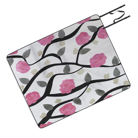 Georgiana Paraschiv Spring Blossom Picnic Blanket
