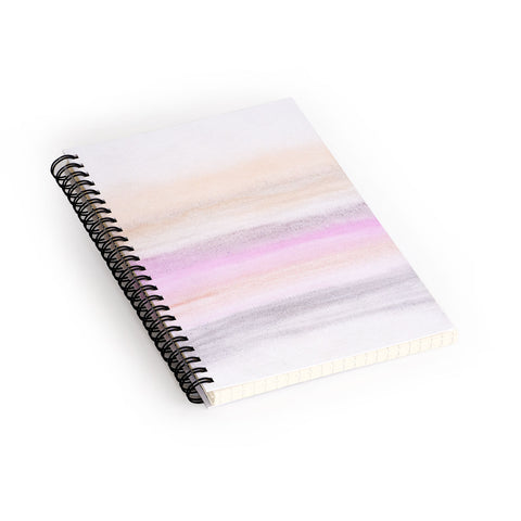 Georgiana Paraschiv Subtle Pastel Spiral Notebook
