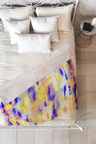 Georgiana Paraschiv Summer Wind Fleece Throw Blanket