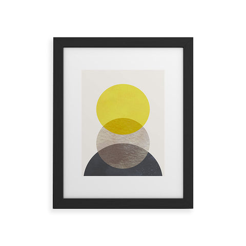 Georgiana Paraschiv SUN MOON EARTH Framed Art Print