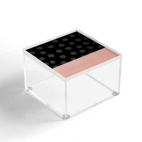 Georgiana Paraschiv Textured Dots Acrylic Box