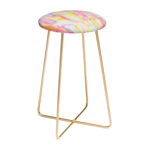 Georgiana Paraschiv Watercolour Brights Counter Stool