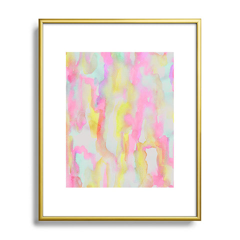 Georgiana Paraschiv Watercolour Brights Metal Framed Art Print