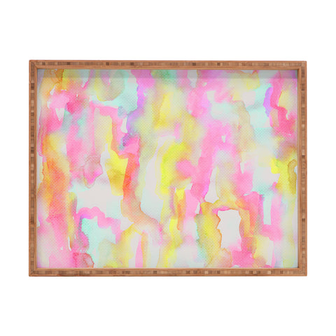 Georgiana Paraschiv Watercolour Brights Rectangular Tray