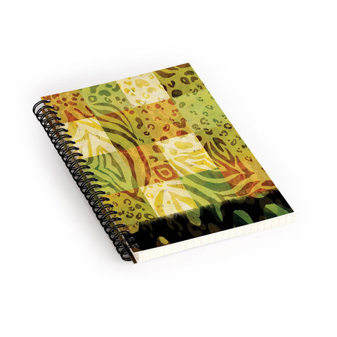 Gina Rivas Design Animal Patch Spiral Notebook