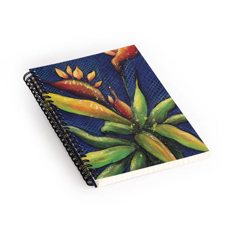 Gina Rivas Design Bird Of Paradise Spiral Notebook